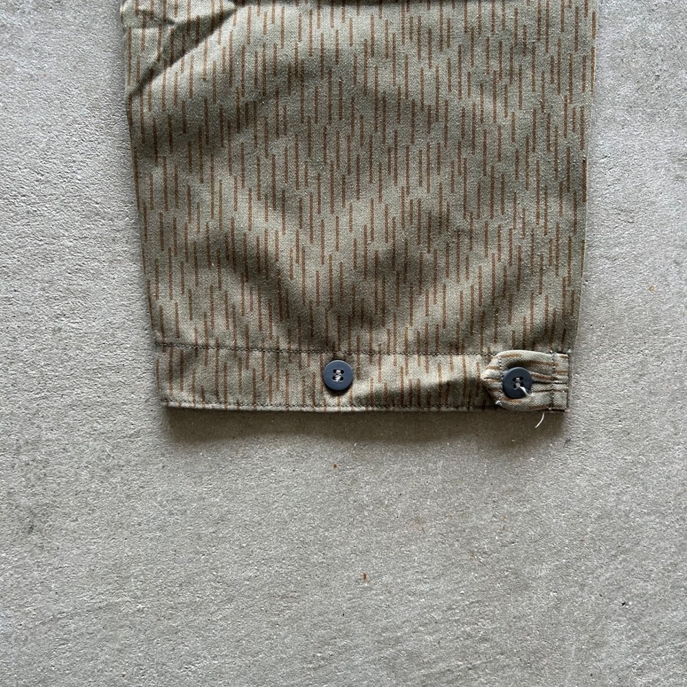 Vintage 60s East German Strichtarn Military Cargo Pants Size 30x30 Raindrop Camo - Picture 8 of 9